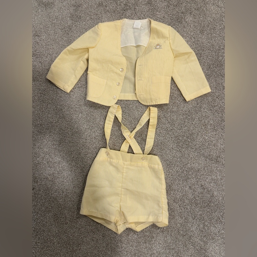 Vintage 24M Suspender and Jacket Set